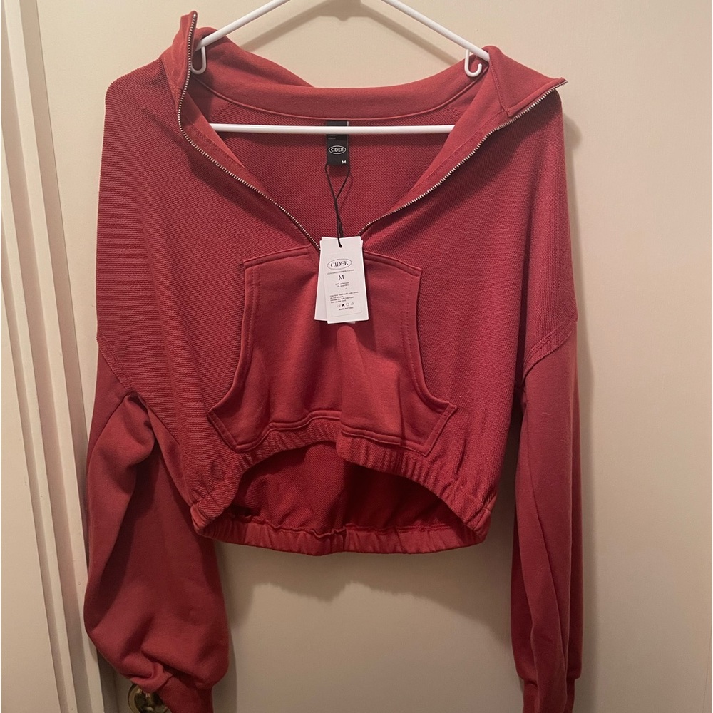 Cider Carmine Quarter-Zip